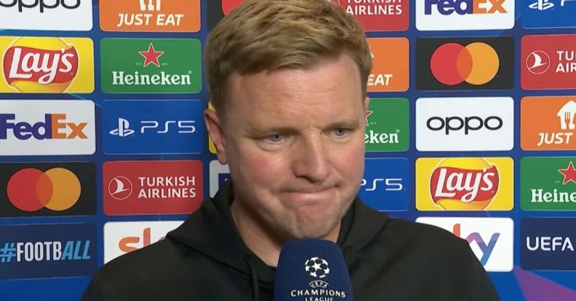 Newcastle boss Eddie Howe’s epic takedown of ‘foolish’ excuse after devastating Champions League exit will leave you speechless!